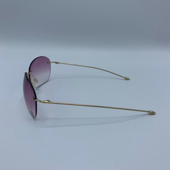 Giorgio Armani Frameless Aviator with Crystals - Picture 3 of 6